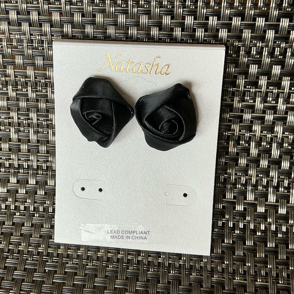 Natasha cloth  Floral  Stud Earrings